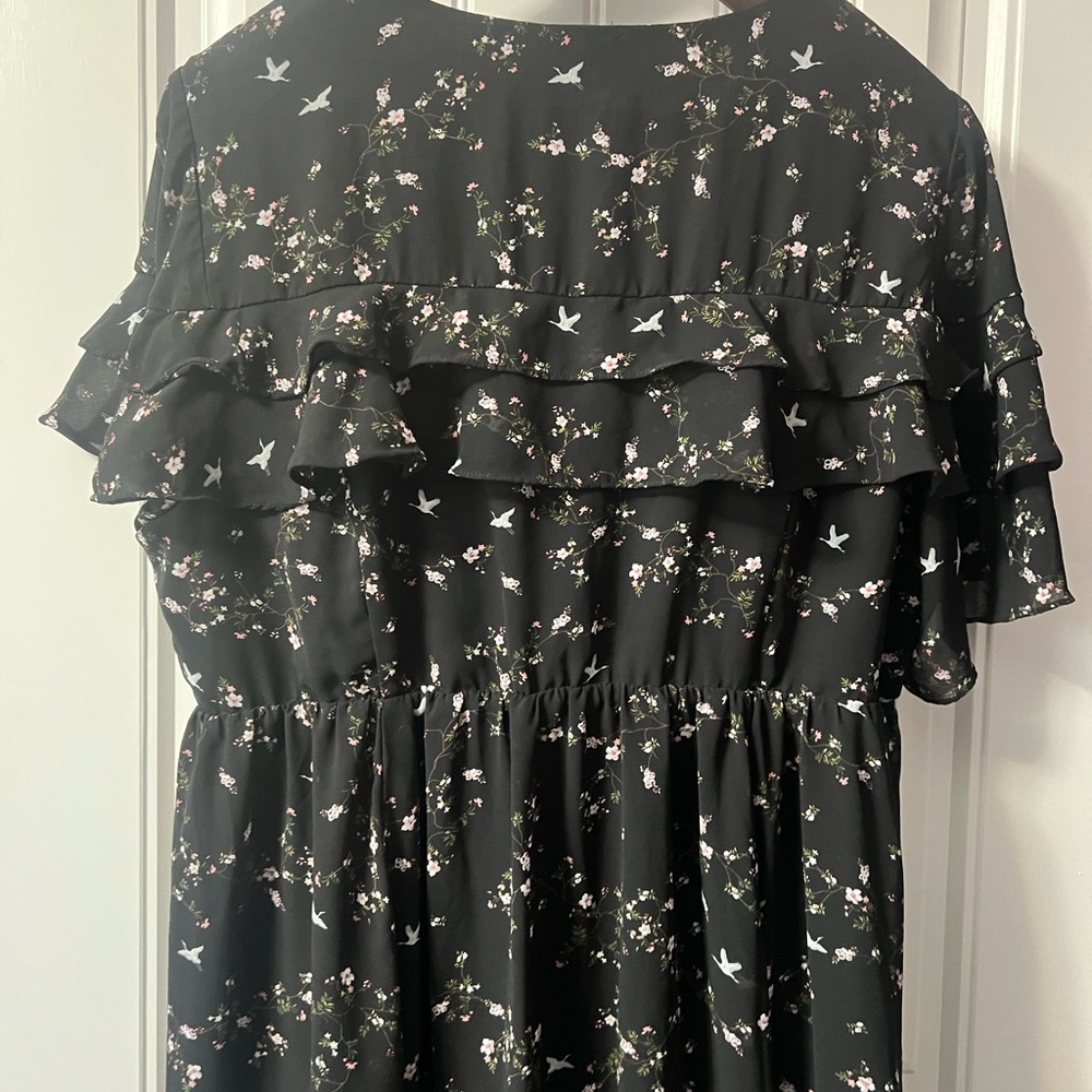 Torrid Wrap Ruffle Dress 3 - Picture 4 of 4